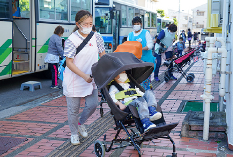 子ども達のお迎え