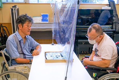 利用者さんの寛いでいる様子