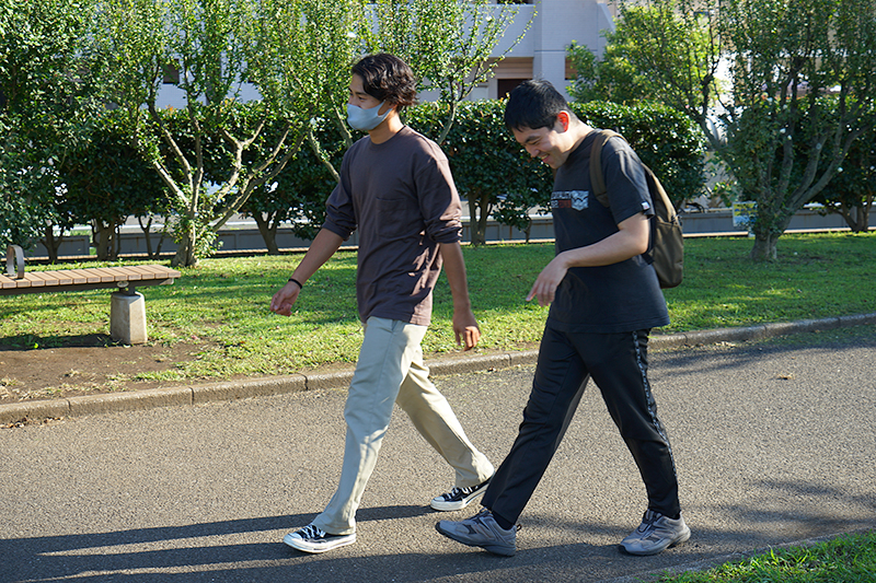 散歩の様子