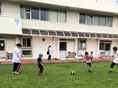 太陽の家 しいの実学園より「　園長先生が園庭の草刈りをしてくれました!　」の報告です
