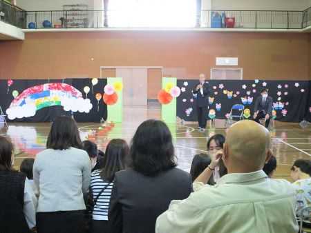 太陽の家 しいの実学園から入園式が行なわれました