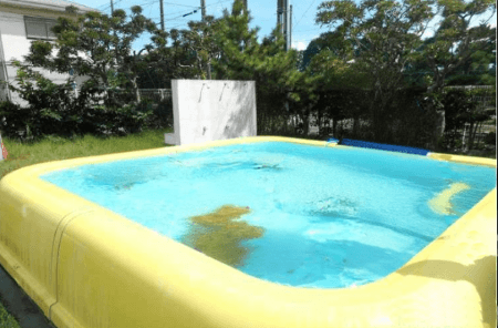 太陽の家 しいの実学園より　ヤマハプール