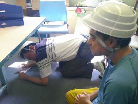 太陽の家藤の実学園より　藤の実学園　避難訓練を実施しました！