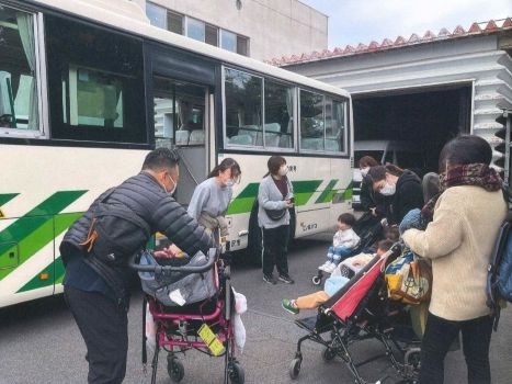 太陽の家 しいの実学園から 辻堂海浜公園へバス散歩に行ってきました。