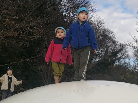 太陽の家 しいの実学園より「さくら組とひまわり組のバス散歩」