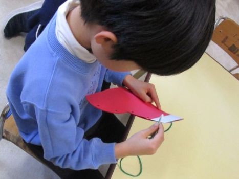 太陽の家 しいの実学園より　クリスマス飾りを製作しました！