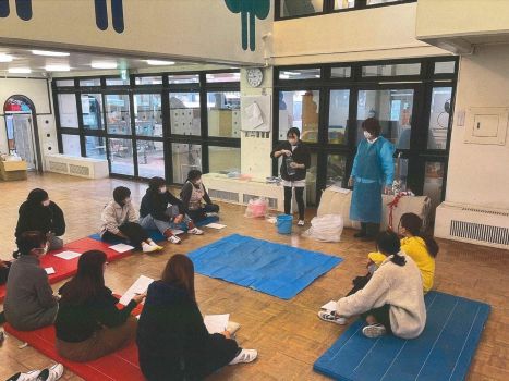 太陽の家 しいの実学園より　感染症についての研修を行いました