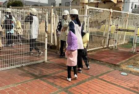 太陽の家 しいの実学園より２月の避難訓練をおこないました！