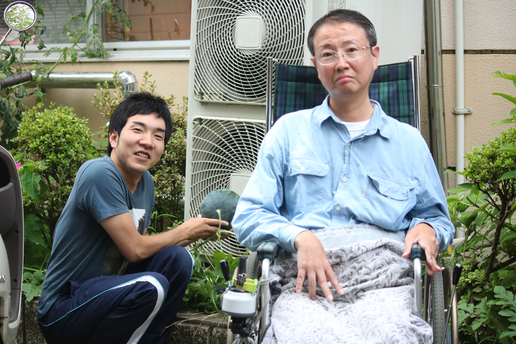湘南希望の郷から「日向さんの西瓜」