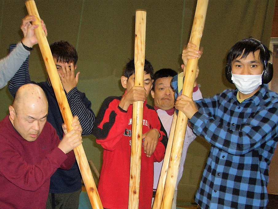 太陽の家藤の実学園より「お楽しみ餅つきの報告です!」