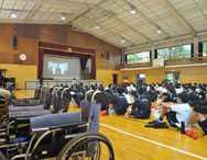 北部障がい者地域相談支援センターかわうそより「湘南台中学校福祉体験教室」の報告です。