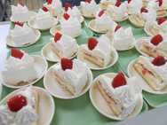 太陽の家藤の実学園より クリスマスケーキを食べました！