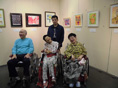 湘南希望の郷から「明大チャリティーアート展を鑑賞して来ました」のお知らせです。