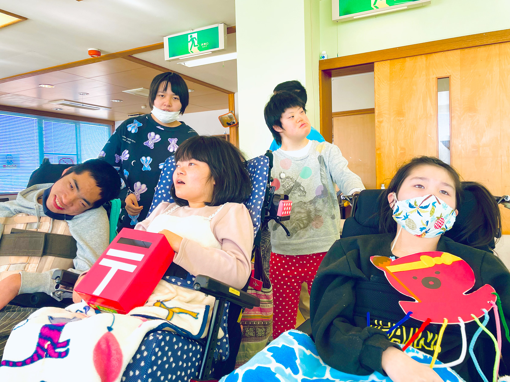 利用者さんの集合写真