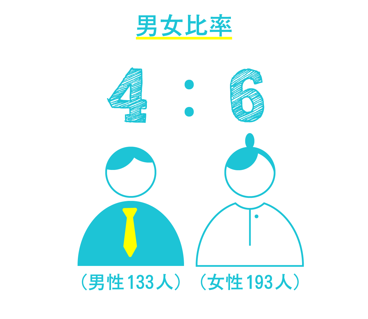 男女比率