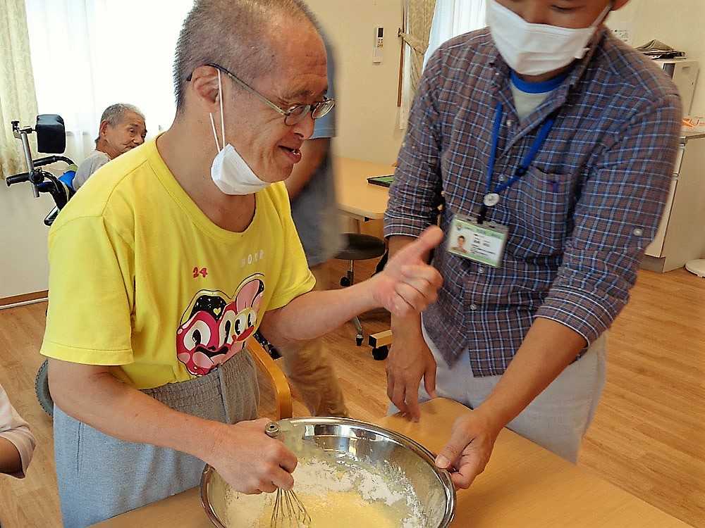 生地を混ぜてGOOD!