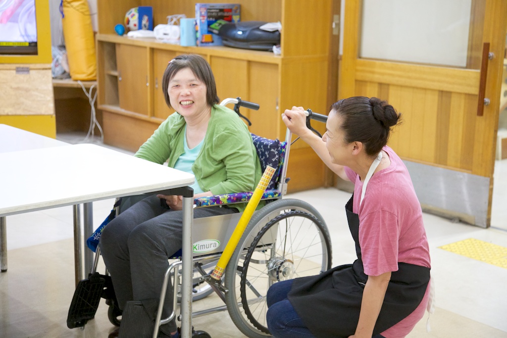 利用者さんとスタッフさん